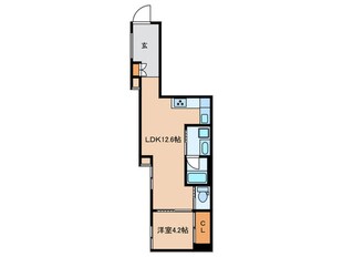 plaNECT薬王寺の物件間取画像